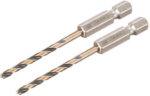 Imp Dewalt Zubehör dt20602-qz | Metallbohrer | 3mm | handeln schwarzes Gold | hex | 2 Stück - dt20602-qz