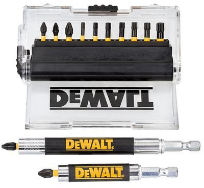 Imp Dewalt Zubehör dt70574t-qz | Schraubendreher-Bit-Satz mit Schraubenführung | Akttorsion | 14-teilig – dt70574t-qz