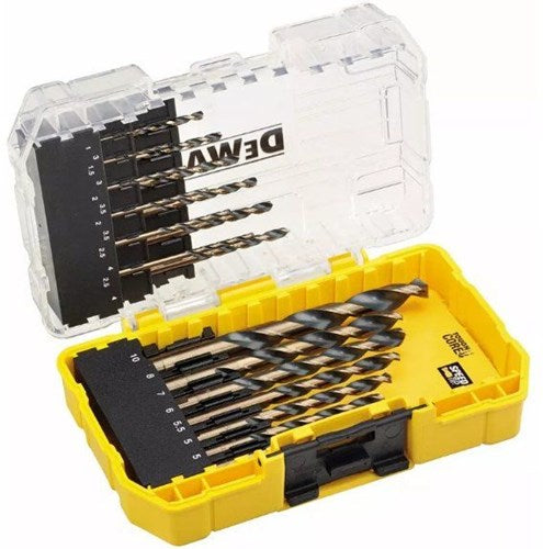 Dewalt-Zubehör dt70728-qz | 19-teiliges HSS-Metallbohrer-Set | im Hartschalenkoffer - dt70728-qz