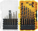 Dewalt-Zubehör dt70728-qz | 19-teiliges HSS-Metallbohrer-Set | im Hartschalenkoffer - dt70728-qz