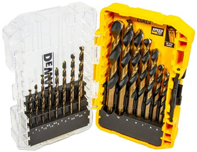 Dewalt-Zubehör dt70729-qz | 23-teiliges HSS-G Metallbohrer-Set | im Hartschalenkoffer - dt70729-qz