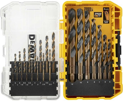 Dewalt-Zubehör dt70729-qz | 23-teiliges HSS-G Metallbohrer-Set | im Hartschalenkoffer - dt70729-qz