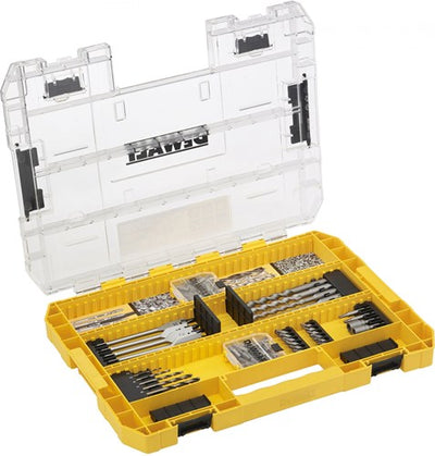 Dewalt-Zubehör dt70763-qz | 85-teiliges Set, Schnellbohrer, Metallbohrer, SDS+ Beton, Torx-Bits, robuster Koffer – dt70763-qz