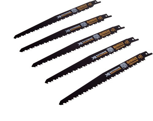 Dewalt Zubehör dt99555-qz xr 203 mm 6tpi Säbelsägeblätter (5 Stück) – dt99555-qz