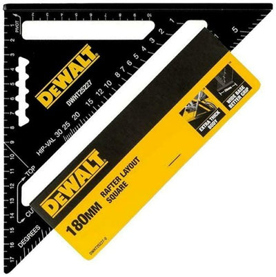 Dewalt Zubehör dwht25227-0 Konstruktionsdreieck | Geschwindigkeitsquadrat | 180mm | metrisch – dwht25227-0
