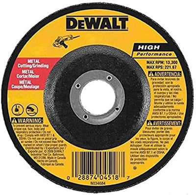 Dewalt Zubehör Extreme 2x Schleifscheibe für Metall | 125 x 6,0 x 22,2 mm – dx7941-ae
