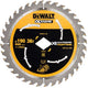 Dewalt Zubehör Extreme Runtime Kreissägeblatt für DCS577 190 mm 36 Zähne (rautenförmige Bohrung) – dt40271-qz