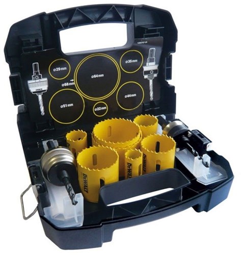 Dewalt Zubehör Lochsägen-Set Extreme | 11-teilig im Koffer - dt90353-qz
