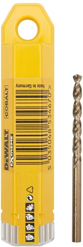 Dewalt Zubehör HSS Industrie-Kobalt-Metallbohrer 4,8 mm – DT4928-QZ