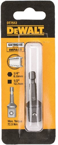 Imp Dewalt Zubehör Act Impact Schraubenadapter 1 4 Sechskant auf 1 2 – dt7512-qz