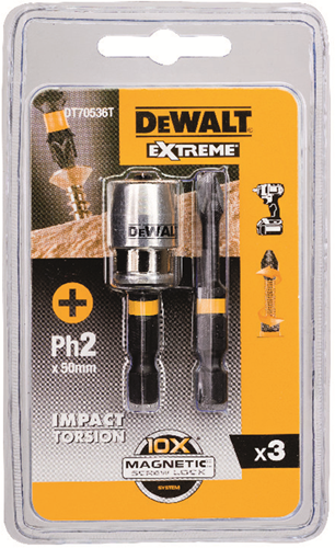 Imp Dewalt Zubehör Act Torsion 2xph2 50 mm + 1 Maglock – dt70536t-qz