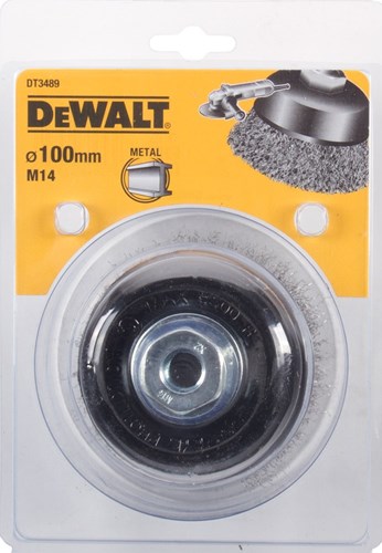 Dewalt Zubehör Topfbürstenschleifer 100 x 26 mm M14 – dt3489-qz