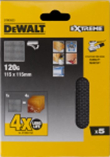 Dewalt Zubehör Netz Schleifgitter 115 x 115 mm K120 – dtm3023-qz