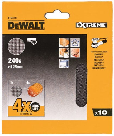 Dewalt Zubehör Netz Schleifgitter ø125 mm K240 – dtm3117-qz