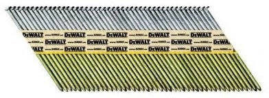 Dewalt-Zubehör, papiergebundene Konstruktionsnägel | 2,8-75 beringt | hell | 2,2 m – dnpt28r75z