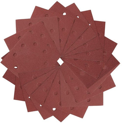 Dewalt Zubehör Schleifpapier 1 4, 115 x 115 mm, perforiert, Klettverschluss, K240 – dt3035-qz