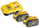 Dewalt dcb118y2 | Flexvolt | Starter-Kit | 2 x Flexvolt-Batterie | 54v | 12.0ah | Li-Ion - dcb118y2-qw