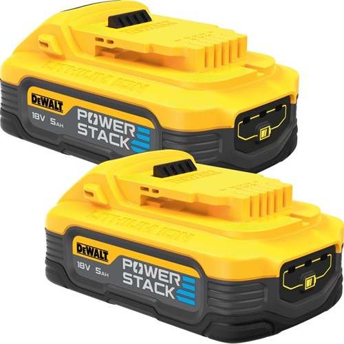 Dewalt dcbp518h2-xj | Batterie | Powerstack - Doppelpack | 18v xr | 5,0 Ah – dcbp518h2-xj