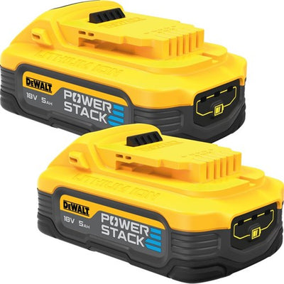 Dewalt dcbp518h2-xj | Batterie | Powerstack - Doppelpack | 18v xr | 5,0 Ah – dcbp518h2-xj