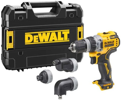 Dewalt dcd703nt Akku-Bohrschrauber | mit 4 austauschbaren Köpfen | 12 v | exkl. Akku und Ladegerät – dcd703nt-xj