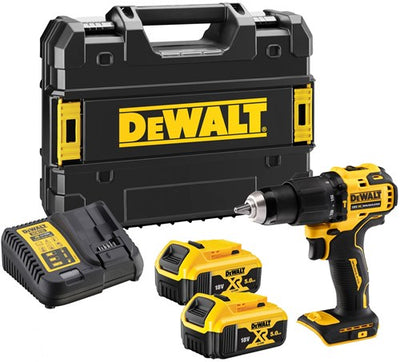 Dewalt dcd709p2t | kompakter Akku-Schlagbohrschrauber | 18v | 2 x 5,0 Ah Li-Ionen-Akkus | in einem Koffer
