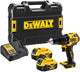 Dewalt dcd709p2t | kompakter Akku-Schlagbohrschrauber | 18v | 2 x 5,0 Ah Li-Ionen-Akkus | in einem Koffer