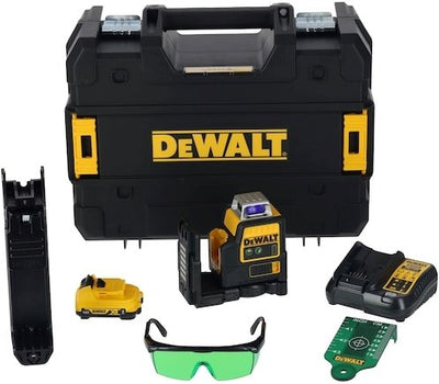 Dewalt dce0811d1g vielseitiger selbstnivellierender Kreuzlinienlaser 360 Grad – dce0811d1g-qw