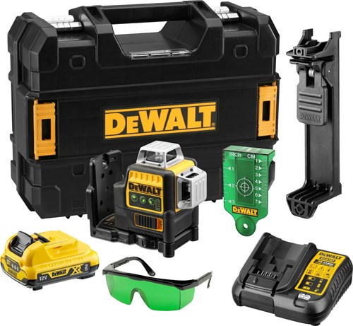 Dewalt dce089d1g selbstnivellierender Kreuzlinienlaser 10,8 V – grüner Laser – dce089d1g-qw