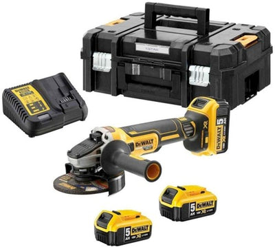Dewalt dcg405p3 Akku-Winkelschleifer | 125mm schwarz | 3x 18V 5,0 Ah XR Li-Ion | +tstak - dcg405p3-qw