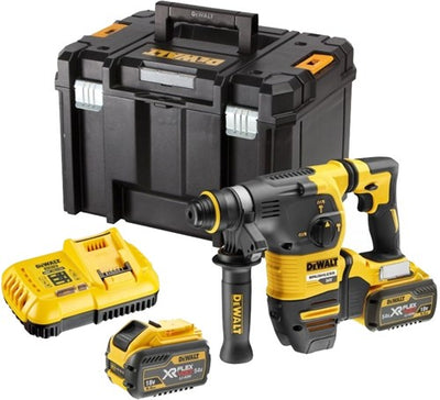 Dewalt dch333x2-qw | XR Flexvolt Akku SDS-Plus Bohrhammer 54 V 30 mm 3,5 J in TSTAK (2 x 9,0 Ah Akku + Schnellladegerät) – DCH333x2-qw