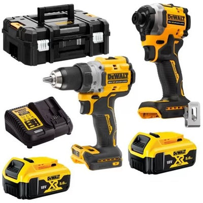 Dewalt dck2051p2t – 18 V XR bürstenloses Twin-Kit DCD800 + DCF850 – 2 x 5 Ah im TSTAK – Dck2051p2t-qw