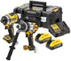 Dewalt dck2200h2t-qw | XR-Batterie-Kombinationsset 18 V DCD1007 + DCF860 in TSTAK (2x 5,0-Ah-Power-Stack-Batterie + Ladegerät) – DCK2200H2T-QW