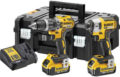 Dewalt dck266m2t Batteriesatz | dcd796 + dcf887 im T-Stak-Gehäuse | 18 V 4,0 Ah Li-Ion – dck266m2t