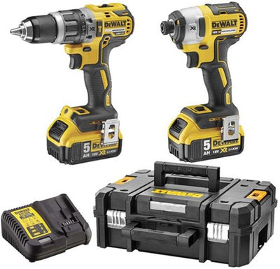 Dewalt dck266p2t Batteriesatz | dcd796 + dcf887 im T-Stak-Gehäuse | 18 V 5,0 Ah Li-Ion – dck266p2t-qw