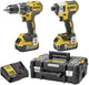 Dewalt dck266p2t Batteriesatz | dcd796 + dcf887 im T-Stak-Gehäuse | 18 V 5,0 Ah Li-Ion – dck266p2t-qw