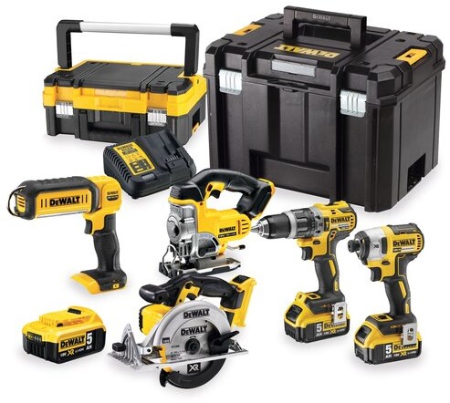 Dewalt dck551p3t Batteriekombinationsset 5-teilig 18 V XR 5,0 Ah in Tstak