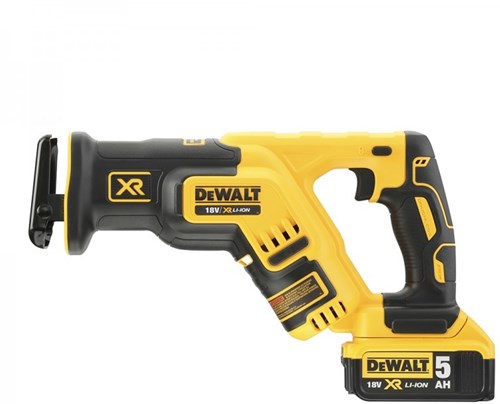 Dewalt DCS367P2 Akku-Säbelsäge 18V 5,0Ah XR Li-Ion im T-Einsatz