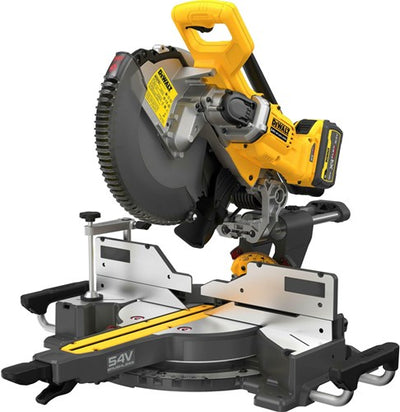 Dewalt dcs781x2-qw 54v xr flexvolt kapp-gehrungssäge | 305mm | 2x 9,0-Ah-Akku + Schnellladegerät - dcs781x2-qw
