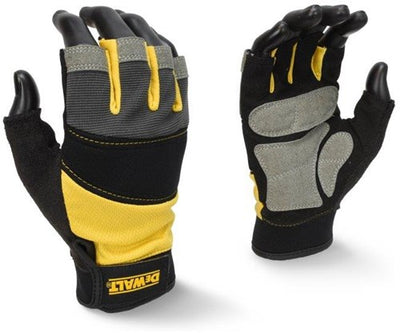 Dewalt dpg213 schwarzer Handschuh | halbe Finger | Größe l - dpg213leu