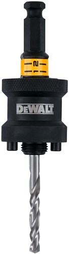 Dewalt dt20625-qz Schnellverbindungsadapter | 1 2'' | für 32-210 mm Lochsägen | mit Multimaterial-Zentrierbohrer – dt20625-qz