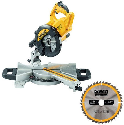 Dewalt dws774exb-qs Gehrungssäge | 1400w | 216mm | mit XPS-Anzeige | mit zusätzlichem Sägeblatt - DWS774EXB-QS