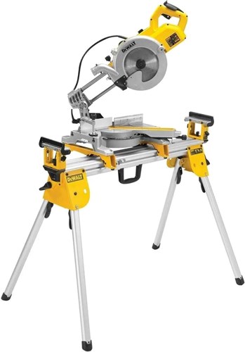 Dewalt DWS777Set Kappsäge mit 216 mm Sägeblatt 1800 W + DE7033 Basis DWS777Set