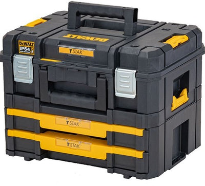 Dewalt dwst83395-1 | tstak-box ii | Combo-Kit-Werkzeugkoffer | zwei flache Schubladen – Dwst83395-1
