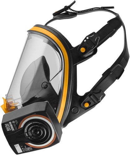 Dewalt dxir1ffmla2p3 leichte wiederverwendbare Vollgesichtsmaske mit A2P3-Filtern | Größe l - dxir1ffmla2p3