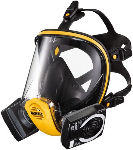 Dewalt dxir1ffmmp3 leichte wiederverwendbare Vollgesichtsmaske mit P3-Filtern | Größe m - dxir1ffmmp3
