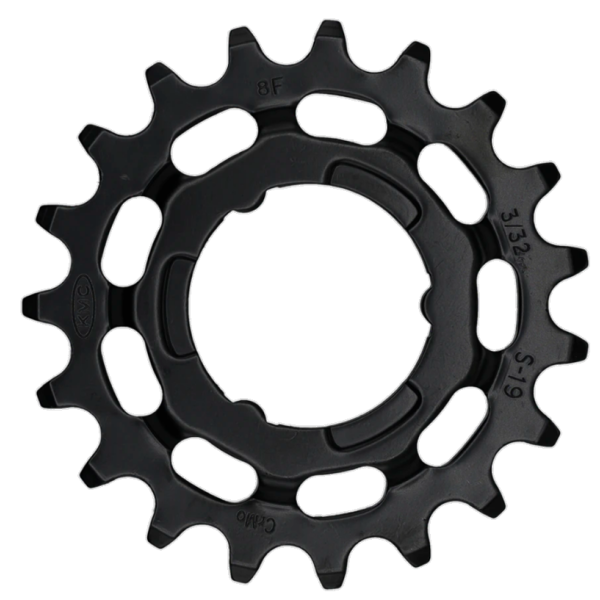 KMC Ritzel R Shimano 19T chromoly schwarz 3 32