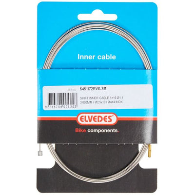 Getriebeinnenzug Edelstahl 2 Nippel 3 Meter 6451 72 Edelstahl 3m