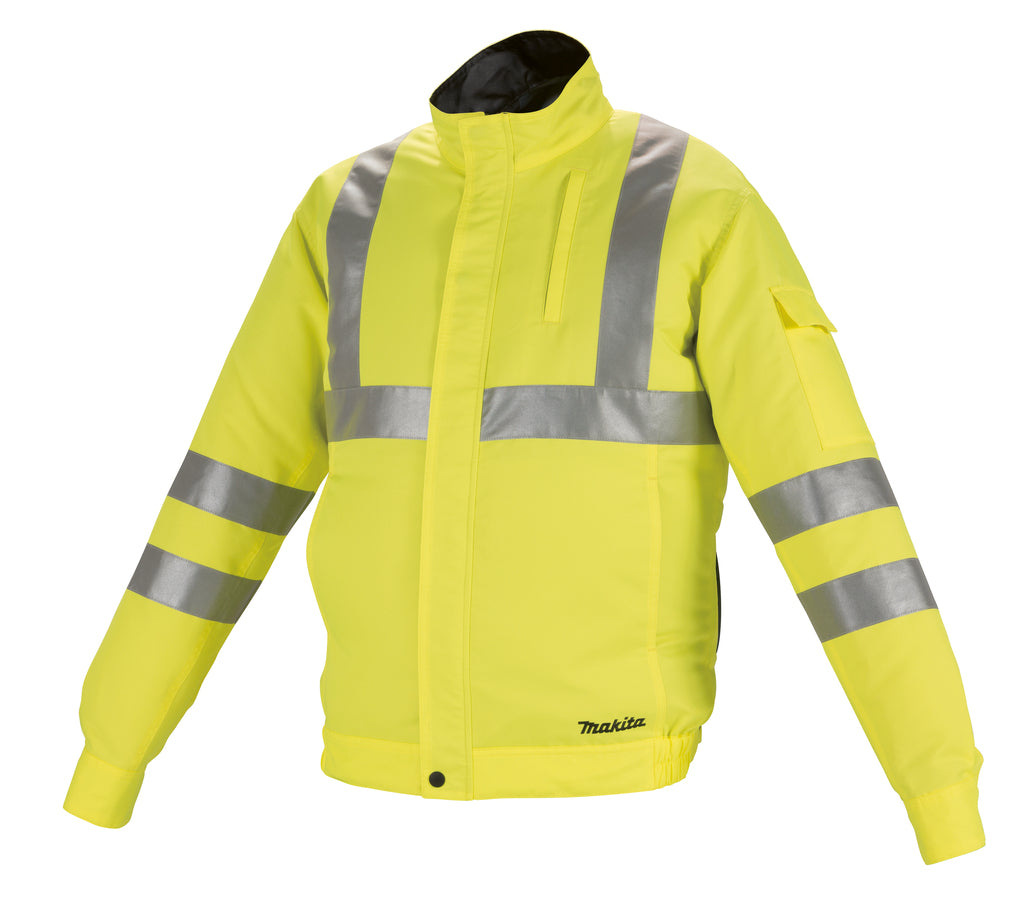 Makita dfj214z2xl | belüftete Sicherheitsjacke XXL | ohne Akkus, Ladeadapter