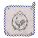 Clayre Eef Topflappen Hahn 20x20cm