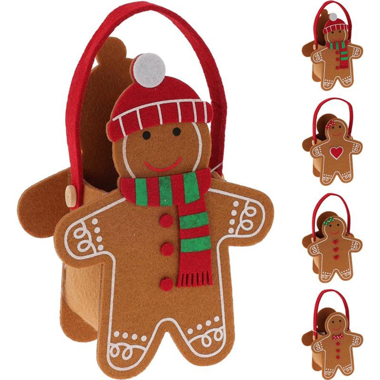 Home Styling Geschenktüte Filz Lebkuchen 15cm